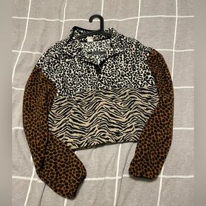 Vans pullover animal print